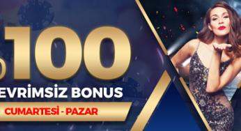 100 TL Bedava Bonus Veren Siteler